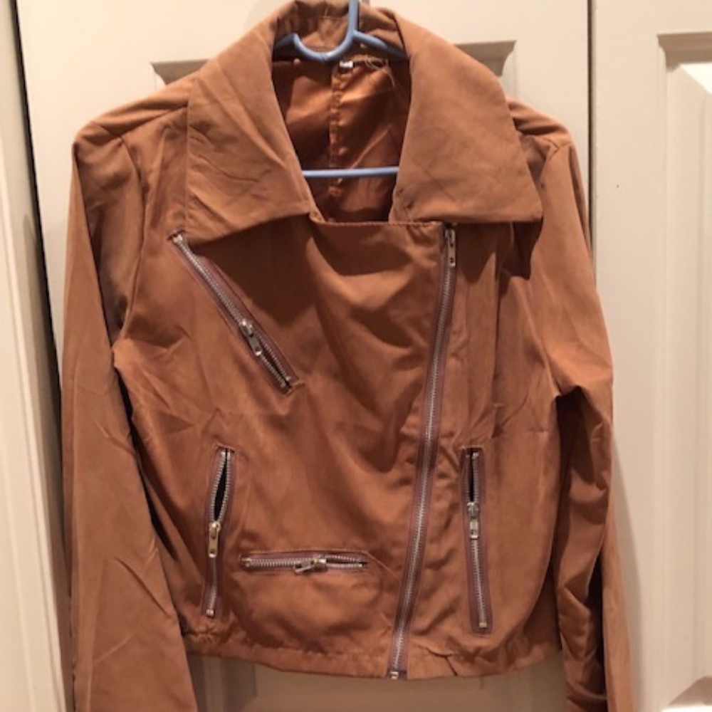 Lightweight faux suede jacket/blazer. Size S